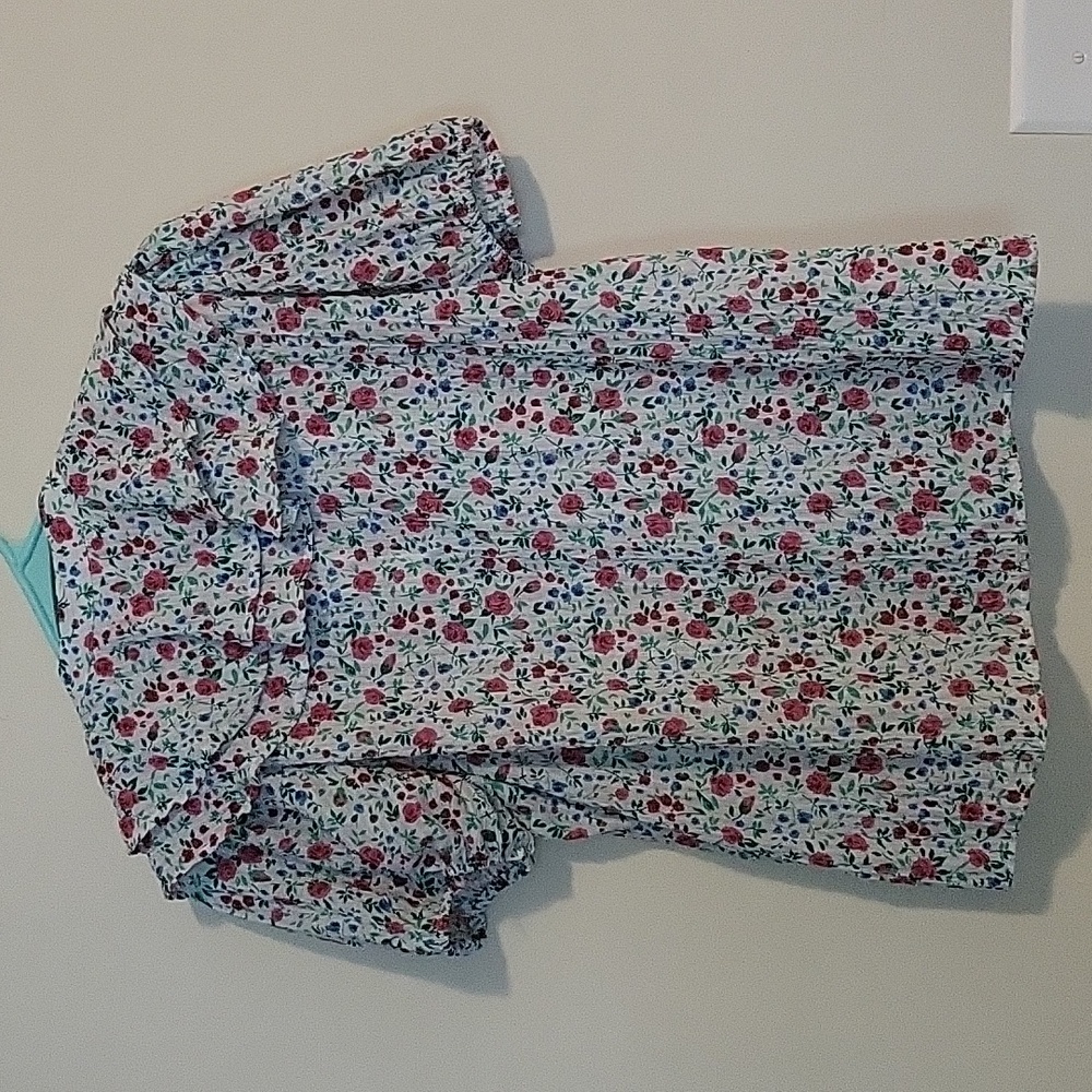 Zara floral short sleeves blouse S - Picture 6 of 6